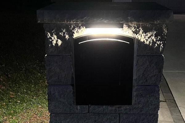 Stone Mailbox Installation Stone Mailbox Installation