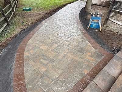 Paver Walkway Installation